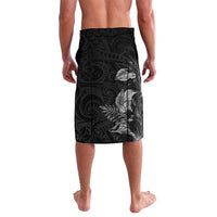 Polynesia Hammerhead Shark Lavalava Tropical Flowers Tribal Pattern Black LT05 - Polynesian Pride