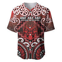 Personalised New Zealand Aotearoa Baseball Jersey Te Reo Maori Ake Ake Ake - Polynesian Pride