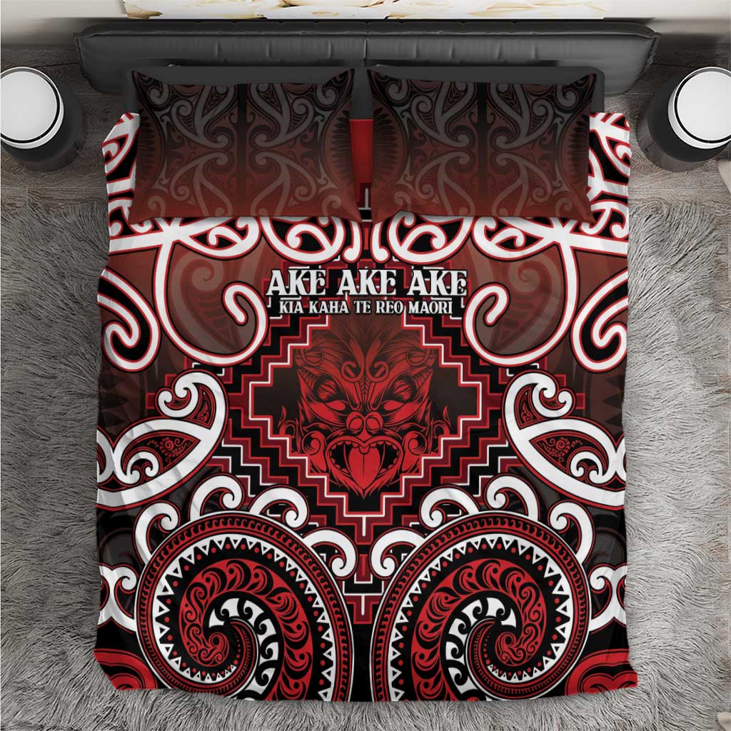 New Zealand Aotearoa Bedding Set Te Reo Maori Ake Ake Ake - Polynesian Pride