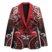 Personalised New Zealand Aotearoa Blazer Te Reo Maori Ake Ake Ake - Polynesian Pride