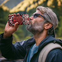 Personalised New Zealand Aotearoa 4 in 1 Can Cooler Tumbler Te Reo Maori Ake Ake Ake - Polynesian Pride