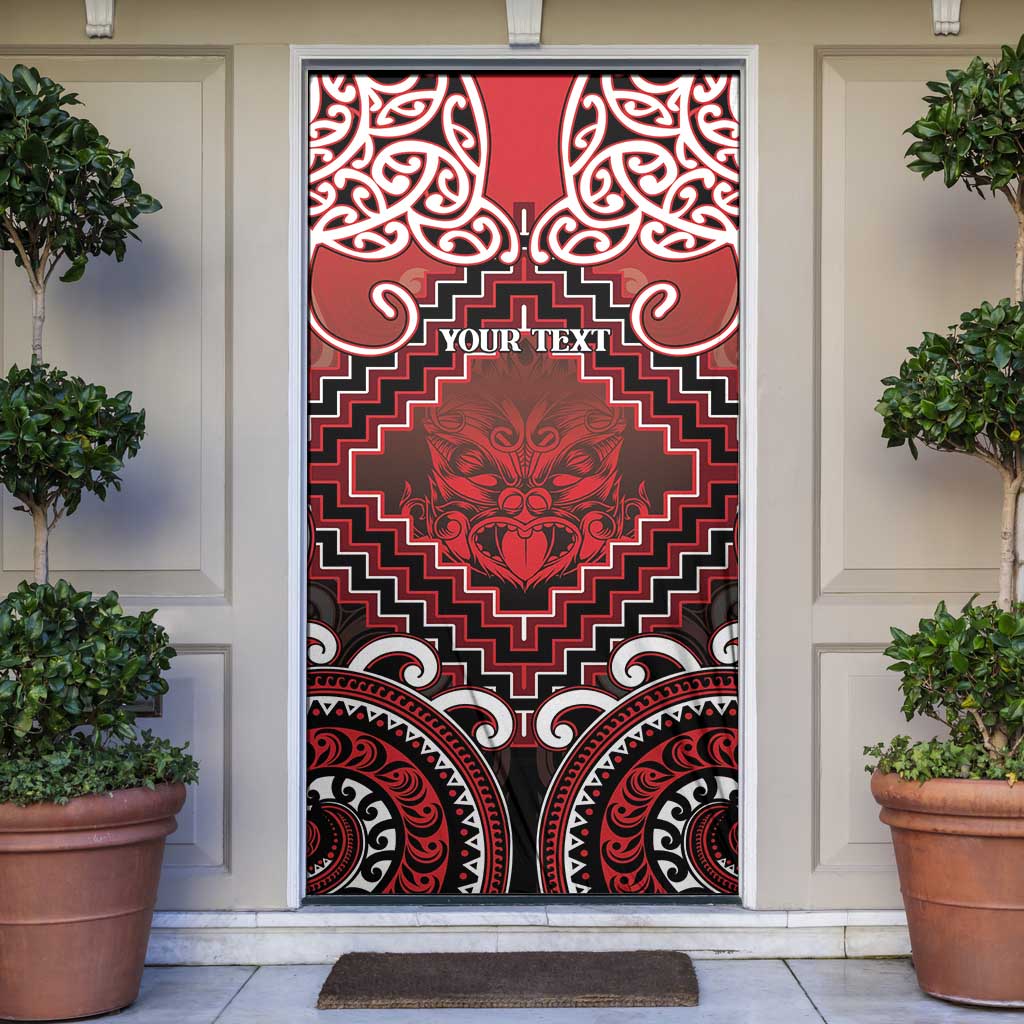 New Zealand Aotearoa Door Cover Te Reo Maori Ake Ake Ake - Polynesian Pride
