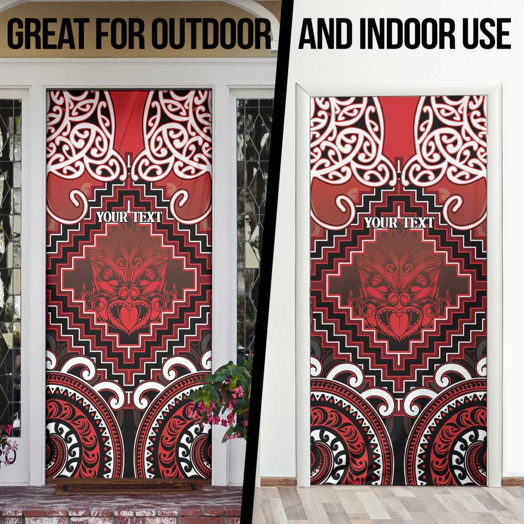 New Zealand Aotearoa Door Cover Te Reo Maori Ake Ake Ake - Polynesian Pride