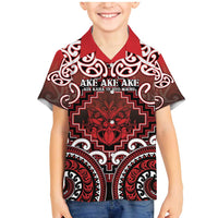 Personalised New Zealand Aotearoa Family Matching Mermaid Dress and Hawaiian Shirt Te Reo Maori Ake Ake Ake - Polynesian Pride