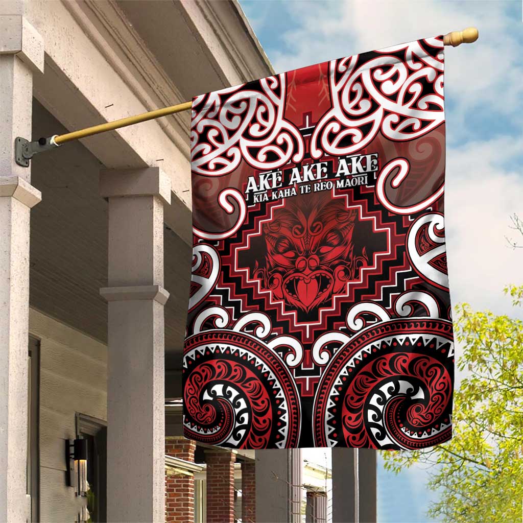 New Zealand Aotearoa Garden Flag Te Reo Maori Ake Ake Ake - Polynesian Pride