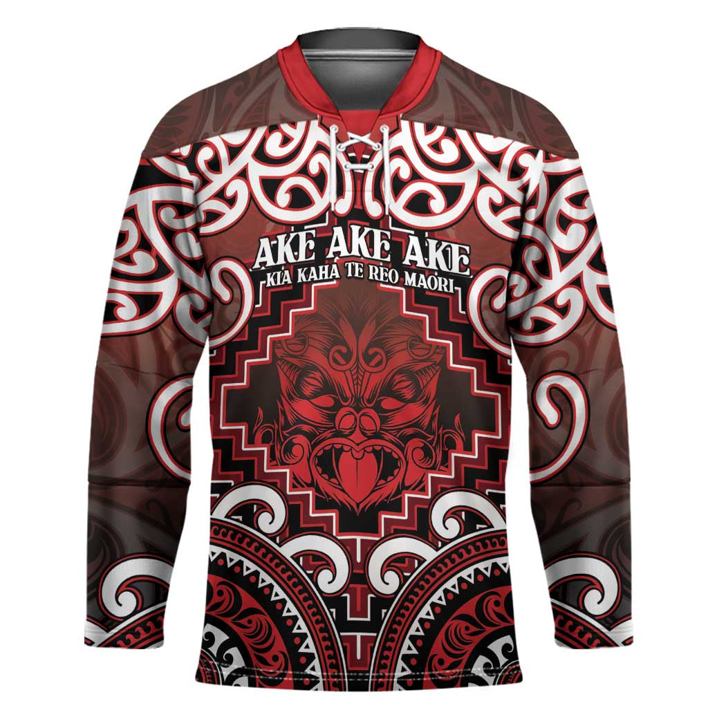 Personalised New Zealand Aotearoa Hockey Jersey Te Reo Maori Ake Ake Ake - Polynesian Pride