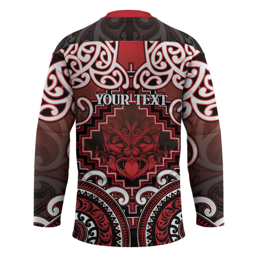 Personalised New Zealand Aotearoa Hockey Jersey Te Reo Maori Ake Ake Ake - Polynesian Pride