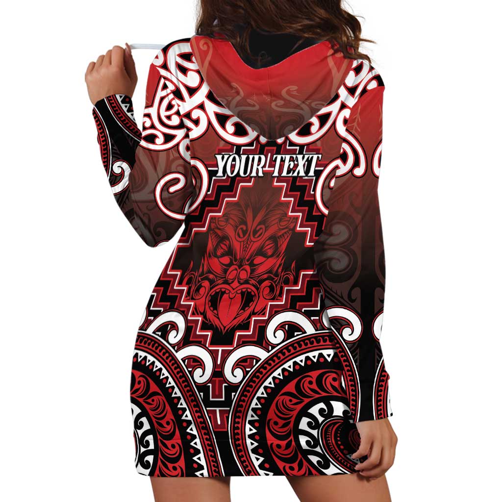 Personalised New Zealand Aotearoa Hoodie Dress Te Reo Maori Ake Ake Ake - Polynesian Pride