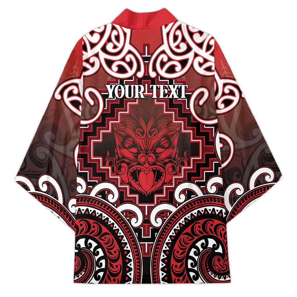 Personalised New Zealand Aotearoa Kimono Te Reo Maori Ake Ake Ake - Polynesian Pride