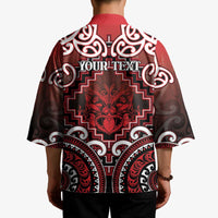 Personalised New Zealand Aotearoa Kimono Te Reo Maori Ake Ake Ake - Polynesian Pride