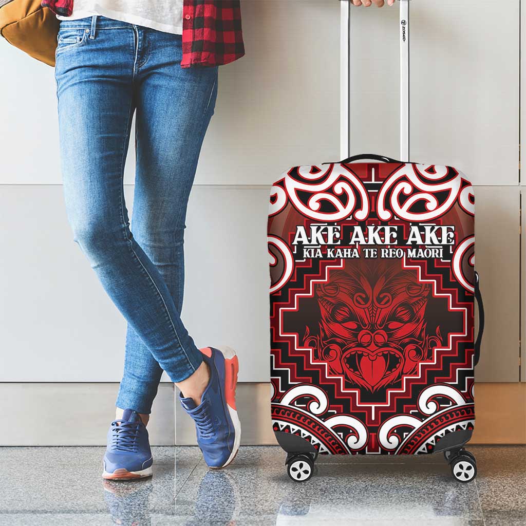 New Zealand Aotearoa Luggage Cover Te Reo Maori Ake Ake Ake - Polynesian Pride