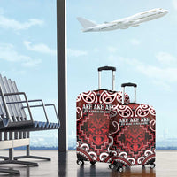New Zealand Aotearoa Luggage Cover Te Reo Maori Ake Ake Ake - Polynesian Pride