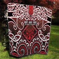 New Zealand Aotearoa Quilt Te Reo Maori Ake Ake Ake - Polynesian Pride