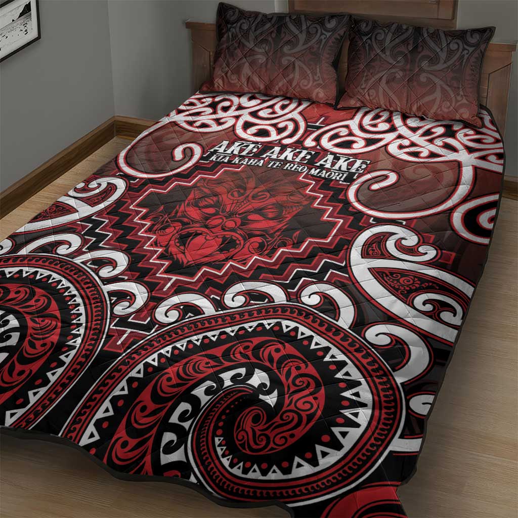 New Zealand Aotearoa Quilt Bed Set Te Reo Maori Ake Ake Ake - Polynesian Pride