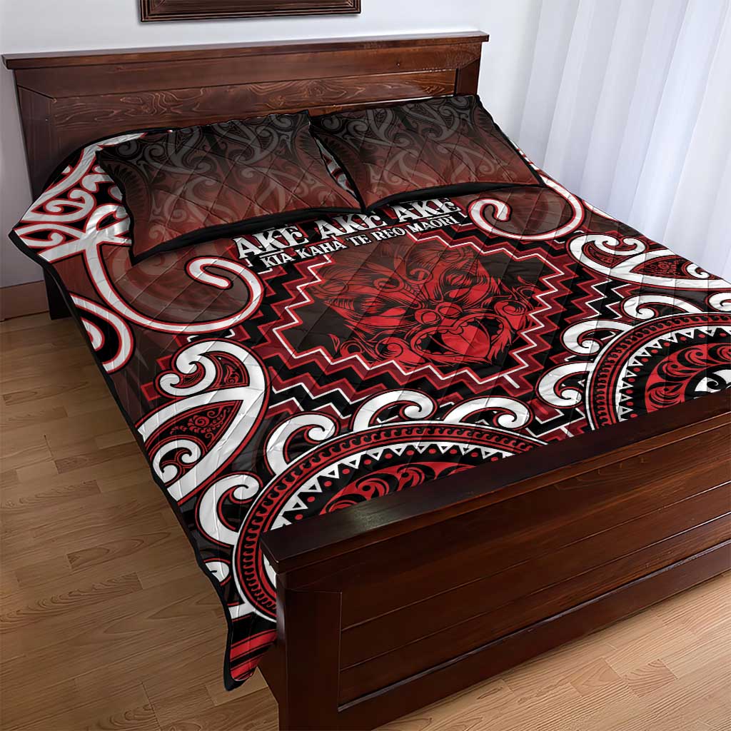 New Zealand Aotearoa Quilt Bed Set Te Reo Maori Ake Ake Ake - Polynesian Pride