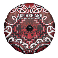 New Zealand Aotearoa Spare Tire Cover Te Reo Maori Ake Ake Ake - Polynesian Pride