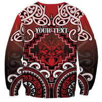 Personalised New Zealand Aotearoa Sweatshirt Te Reo Maori Ake Ake Ake - Polynesian Pride