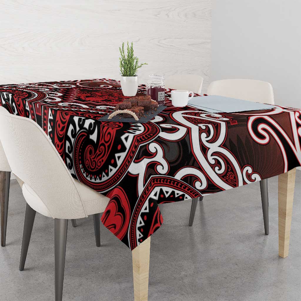New Zealand Aotearoa Tablecloth Te Reo Maori Ake Ake Ake - Polynesian Pride