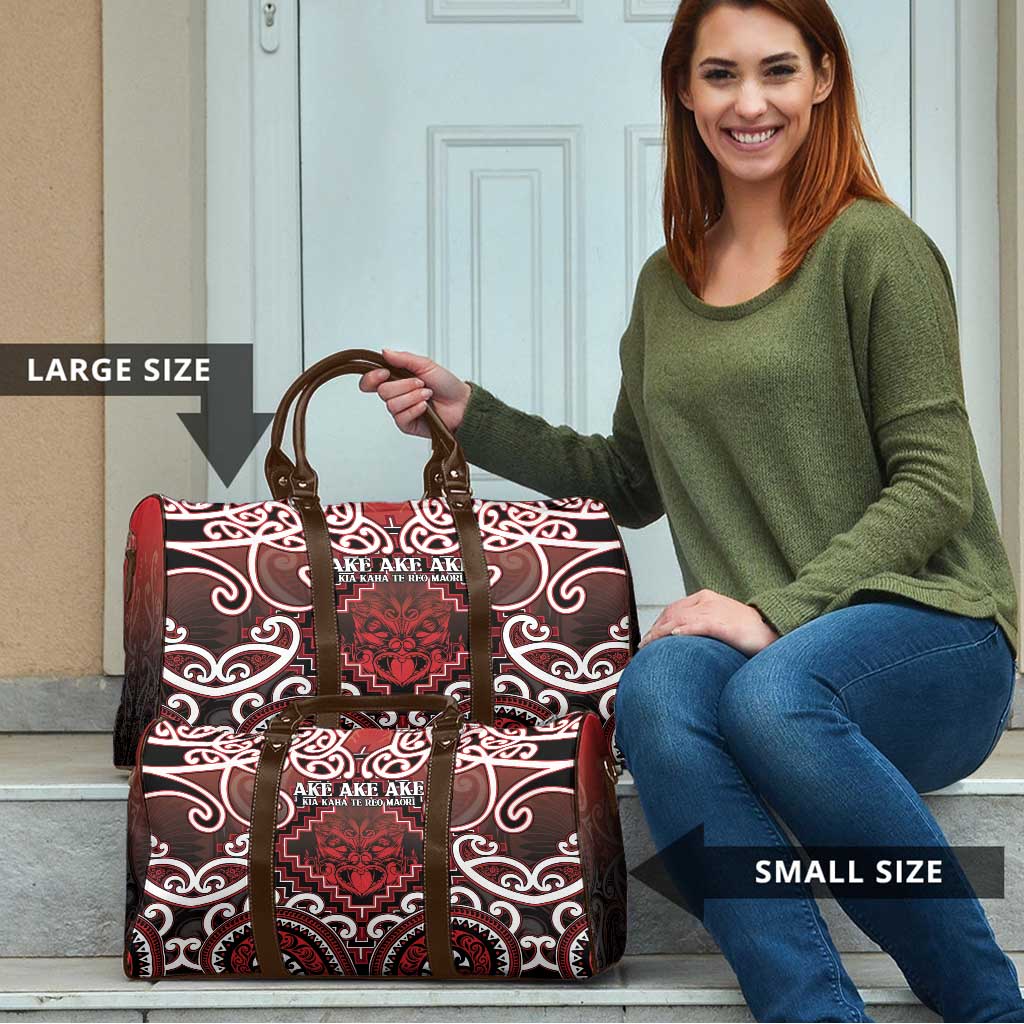 New Zealand Aotearoa Travel Bag Te Reo Maori Ake Ake Ake - Polynesian Pride