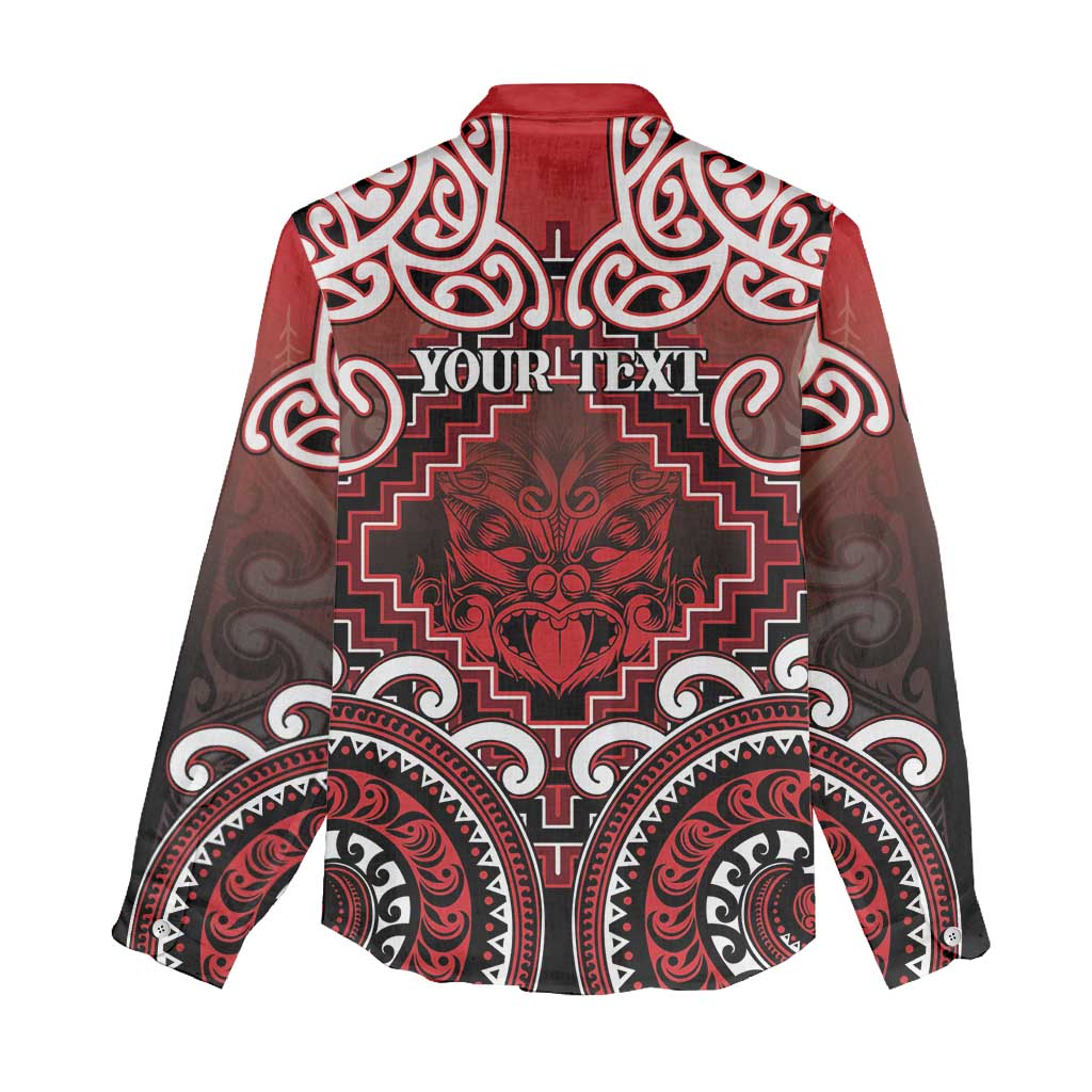 Personalised New Zealand Aotearoa Women Casual Shirt Te Reo Maori Ake Ake Ake - Polynesian Pride