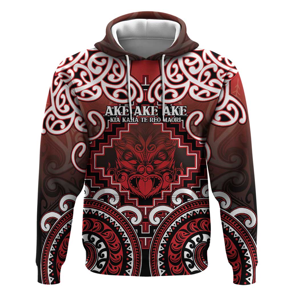 Personalised New Zealand Aotearoa Zip Hoodie Te Reo Maori Ake Ake Ake - Polynesian Pride