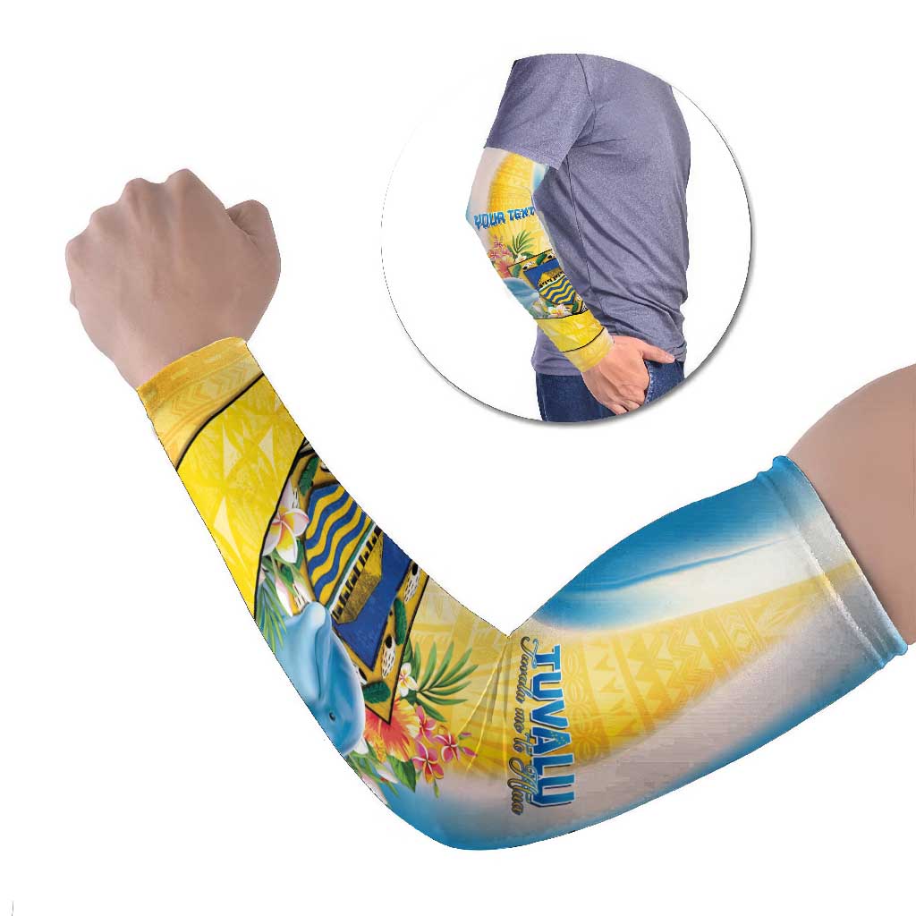 Tuvalu Independence Day Arm Sleeves Tuvalu Mo Te Atua - Polynesian Pride