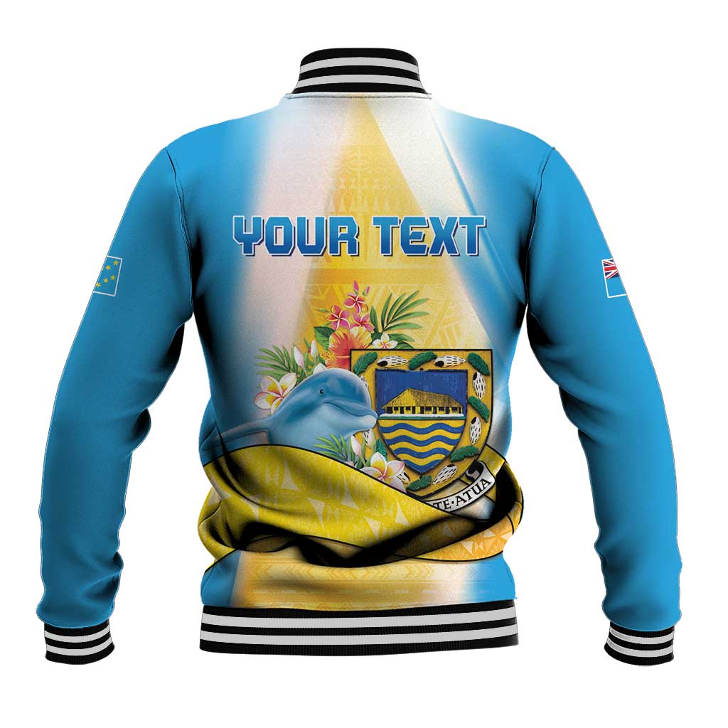 Personalised Tuvalu Independence Day Baseball Jacket Tuvalu Mo Te Atua - Polynesian Pride