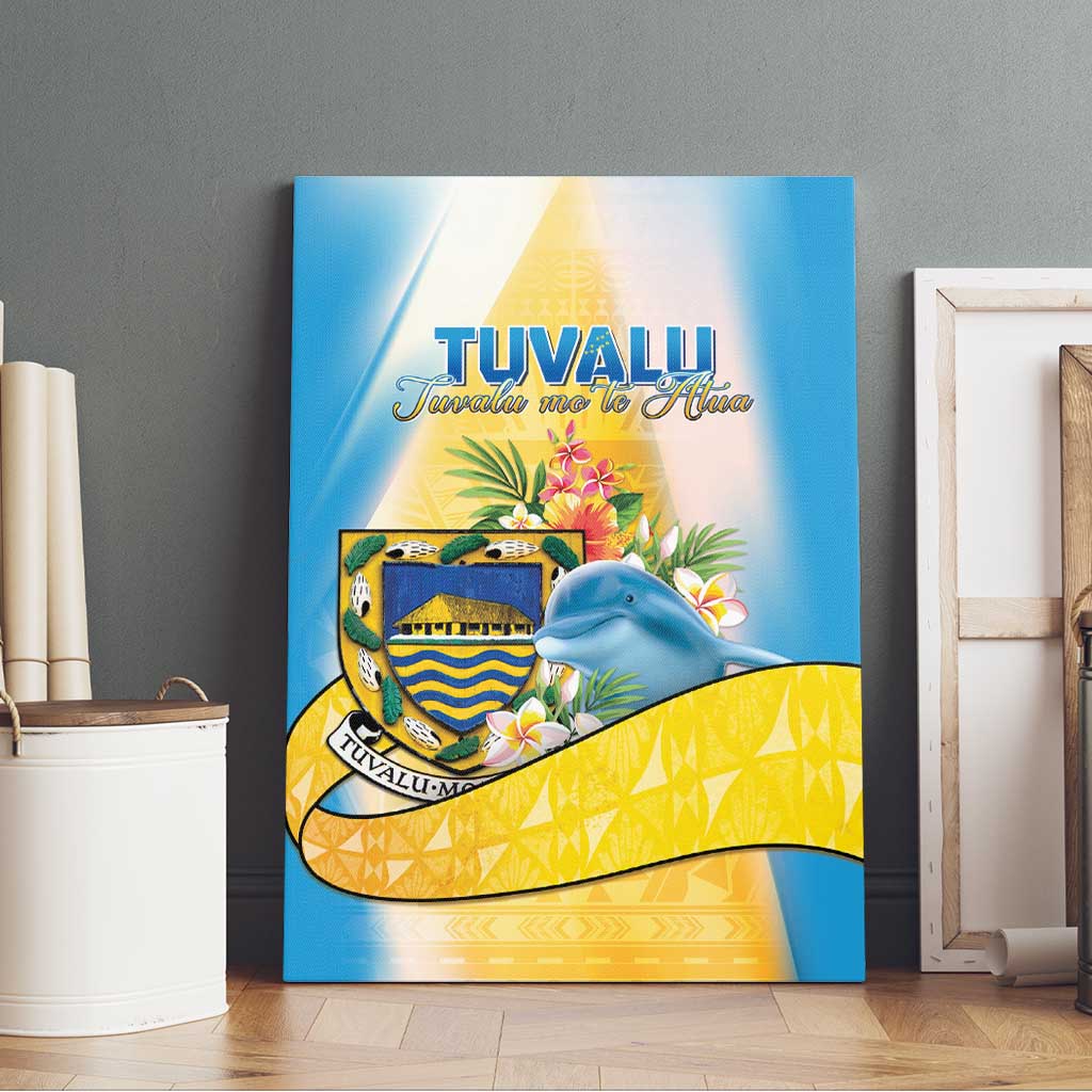 Tuvalu Independence Day Canvas Wall Art Tuvalu Mo Te Atua - Polynesian Pride