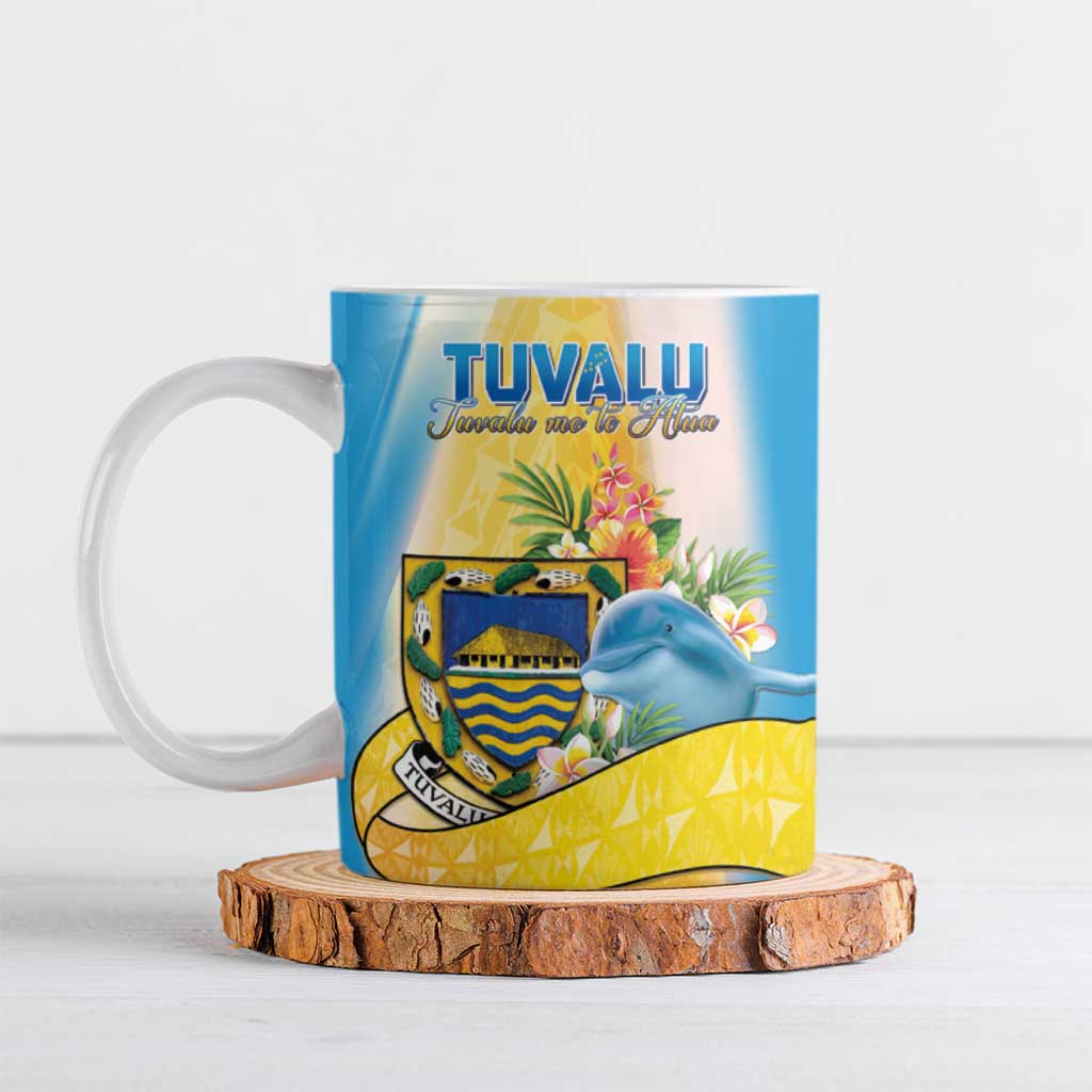 Personalised Tuvalu Independence Day Ceramic Mug Tuvalu Mo Te Atua - Polynesian Pride