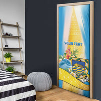 Tuvalu Independence Day Door Cover Tuvalu Mo Te Atua - Polynesian Pride
