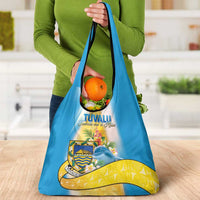 Tuvalu Independence Day Grocery Bag Tuvalu Mo Te Atua - Polynesian Pride