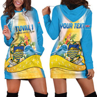 Personalised Tuvalu Independence Day Hoodie Dress Tuvalu Mo Te Atua - Polynesian Pride