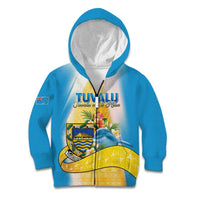 Personalised Tuvalu Independence Day Kid Hoodie Tuvalu Mo Te Atua - Polynesian Pride