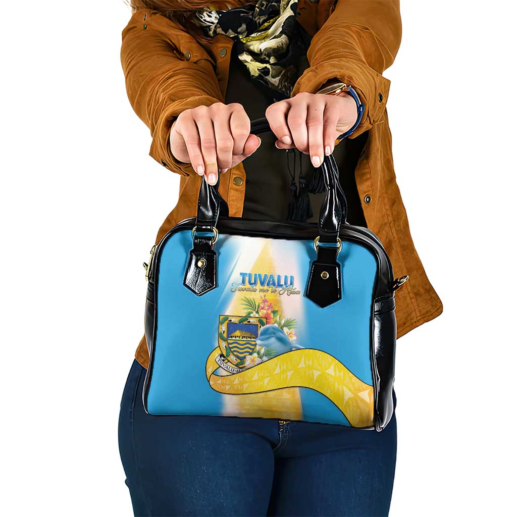 Tuvalu Independence Day Shoulder Handbag Tuvalu Mo Te Atua - Polynesian Pride