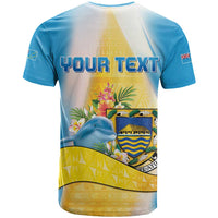 Personalised Tuvalu Independence Day T Shirt Tuvalu Mo Te Atua - Polynesian Pride