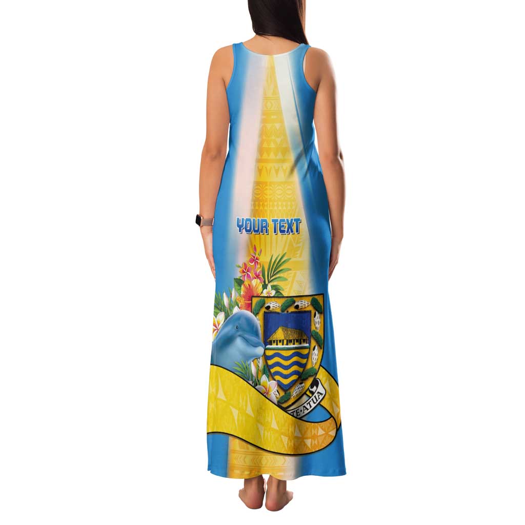 Personalised Tuvalu Independence Day Tank Maxi Dress Tuvalu Mo Te Atua - Polynesian Pride