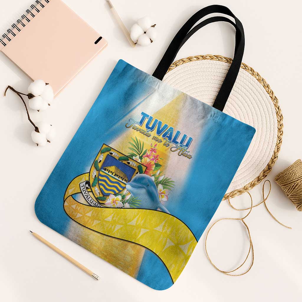 Tuvalu Independence Day Tote Bag Tuvalu Mo Te Atua - Polynesian Pride