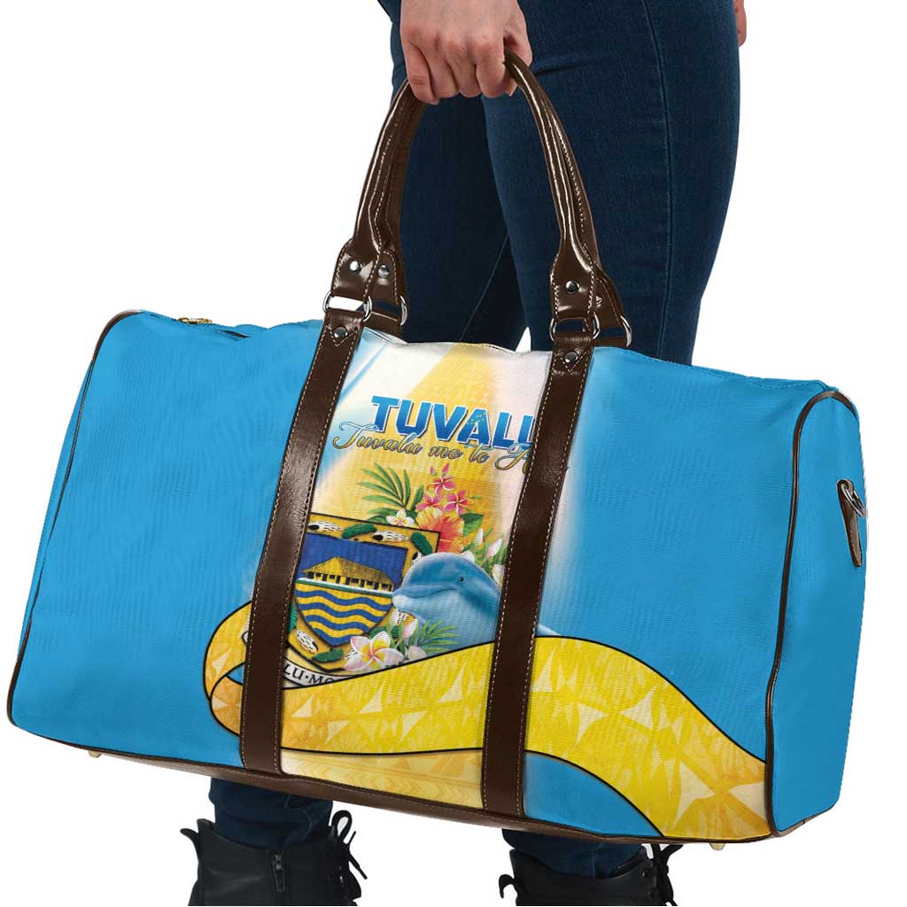 Tuvalu Independence Day Travel Bag Tuvalu Mo Te Atua - Polynesian Pride