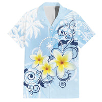 FSM Chuuk Constitution Day Hawaiian Shirt Polynesian Curves Plumeria - Polynesian Pride