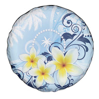 FSM Chuuk Constitution Day Spare Tire Cover Polynesian Curves Plumeria - Polynesian Pride