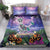 Happy Hulaween Bedding Set Mahaloween Skeleton Dancing