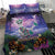 Happy Hulaween Bedding Set Mahaloween Skeleton Dancing