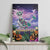 Happy Hulaween Canvas Wall Art Mahaloween Skeleton Dancing