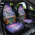 Happy Hulaween Car Seat Cover Mahaloween Skeleton Dancing