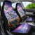 Happy Hulaween Car Seat Cover Mahaloween Skeleton Dancing