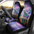 Happy Hulaween Car Seat Cover Mahaloween Skeleton Dancing