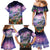 Happy Hulaween Family Matching Mermaid Dress and Hawaiian Shirt Mahaloween Skeleton Dancing