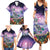 Happy Hulaween Family Matching Summer Maxi Dress and Hawaiian Shirt Mahaloween Skeleton Dancing