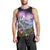 Happy Hulaween Men Tank Top Mahaloween Skeleton Dancing