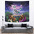 Happy Hulaween Tapestry Mahaloween Skeleton Dancing